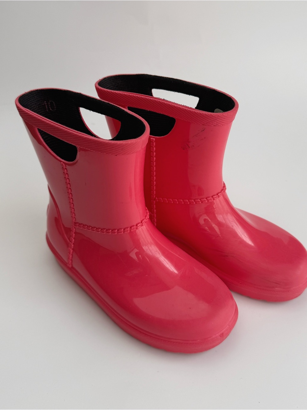 UGG Kids Classic Clear Mini Rain Boots Pink US 10 Waterproof Rubber Boots